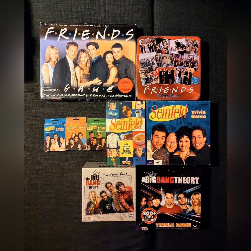 Friends and Seinfeld Trivia Games Set